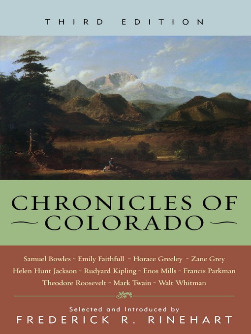 Title details for Chronicles of Colorado by Frederick R. Rinehart - Available